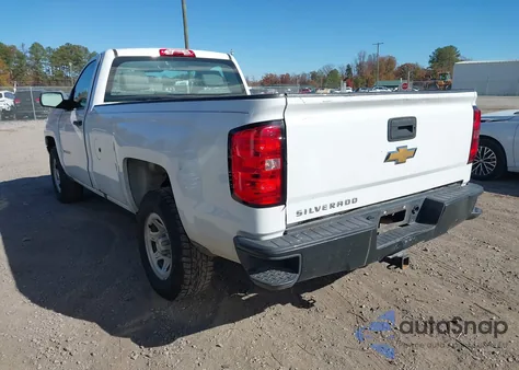 2016 Chevrolet Silverado 1500 Wt из США, поврежденный, VIN 1GCNCNEH3GZ393586